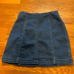 Free People Denim skirt